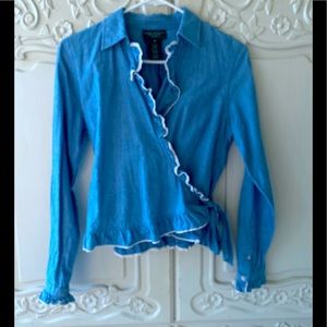 Ralph Lauren Wrap Top- Size 6P